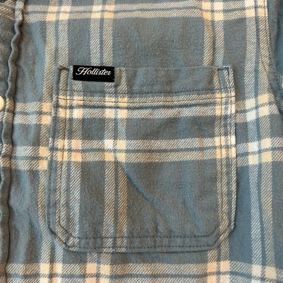 Hollister blue flannel size small - Picture 5 of 6